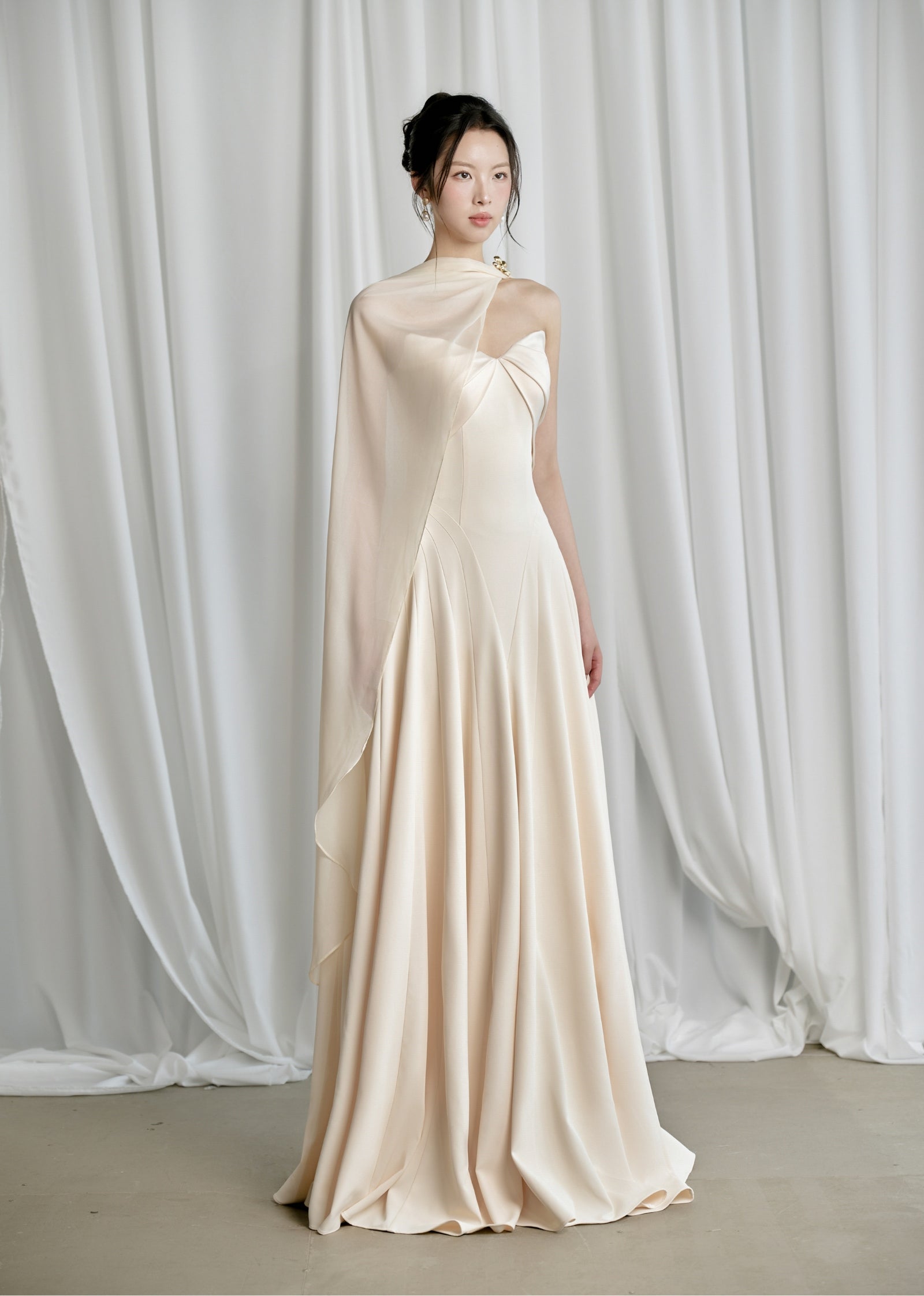 HABIBA DRESS - CREAM