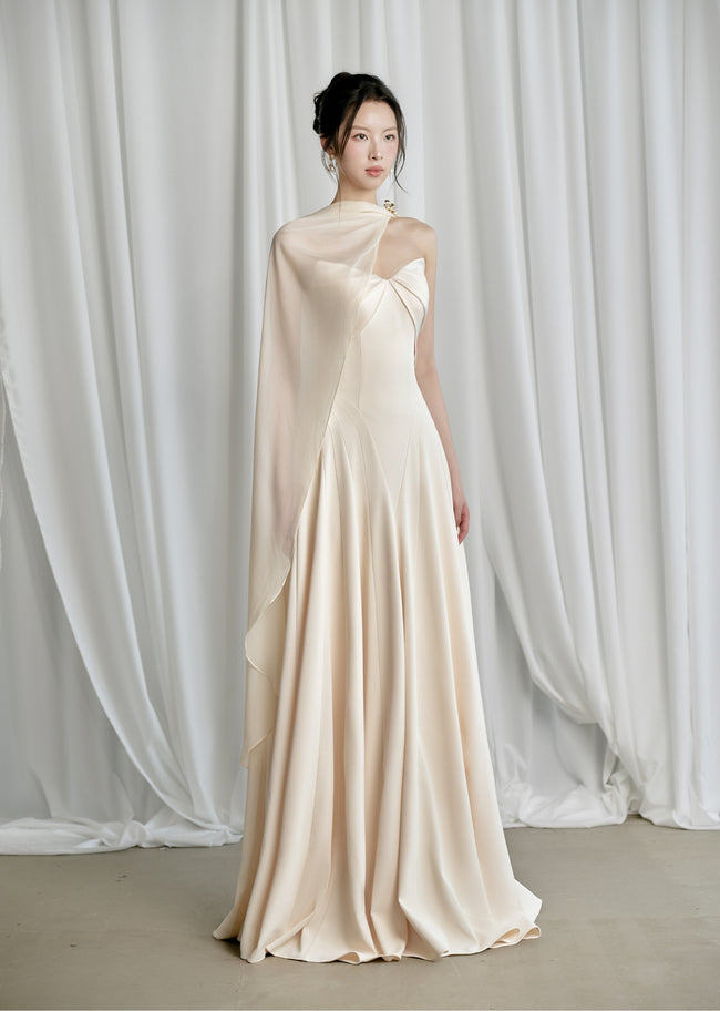 HABIBA DRESS - CREAM