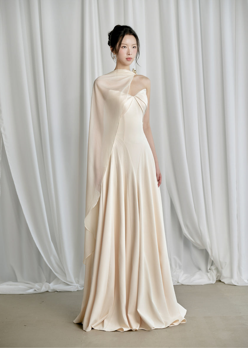HABIBA DRESS - CREAM