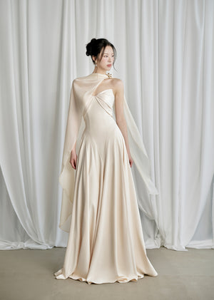 HABIBA DRESS - CREAM