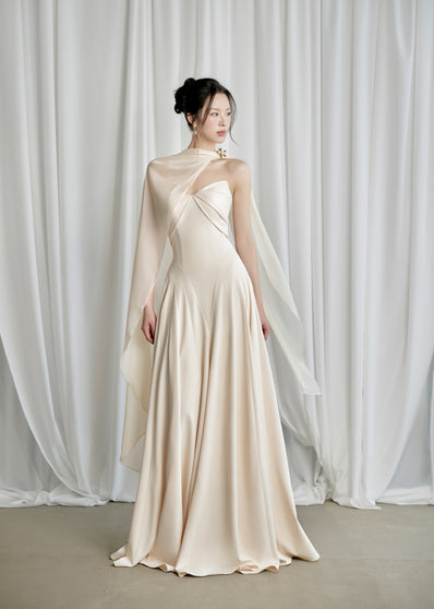 HABIBA DRESS - CREAM