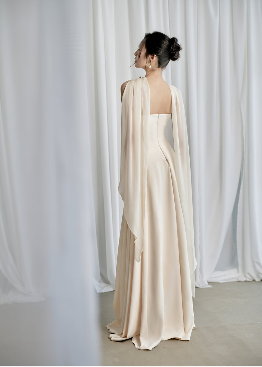 HABIBA DRESS - CREAM