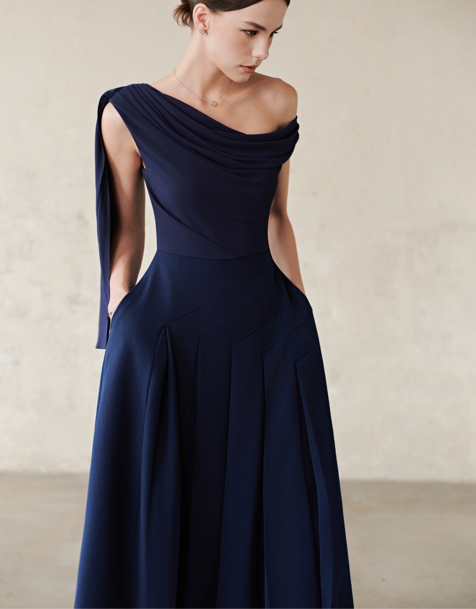 HAZEL DRESS - MIDNIGHT NAVY
