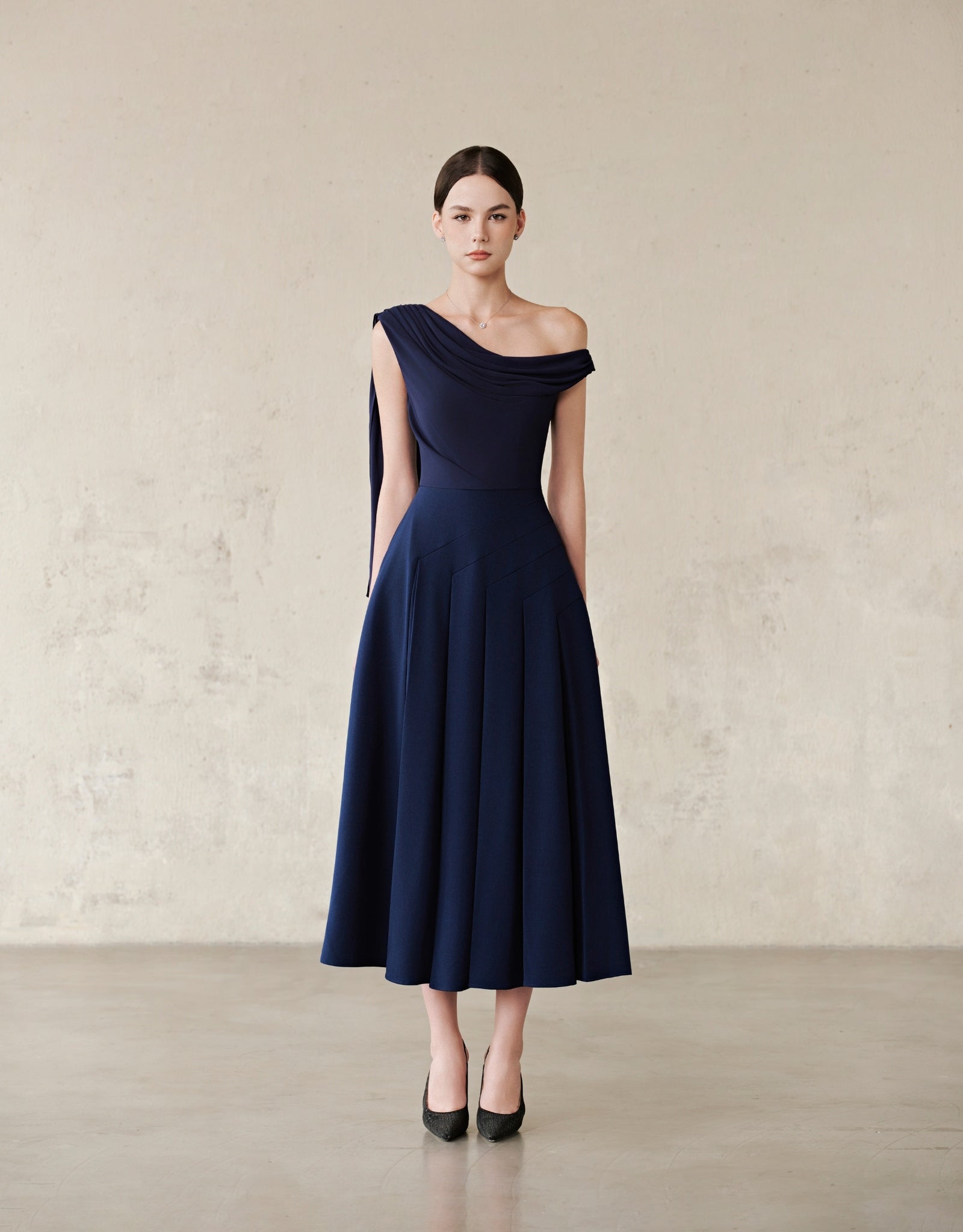 HAZEL DRESS - MIDNIGHT NAVY
