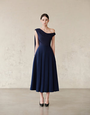 HAZEL DRESS - MIDNIGHT NAVY