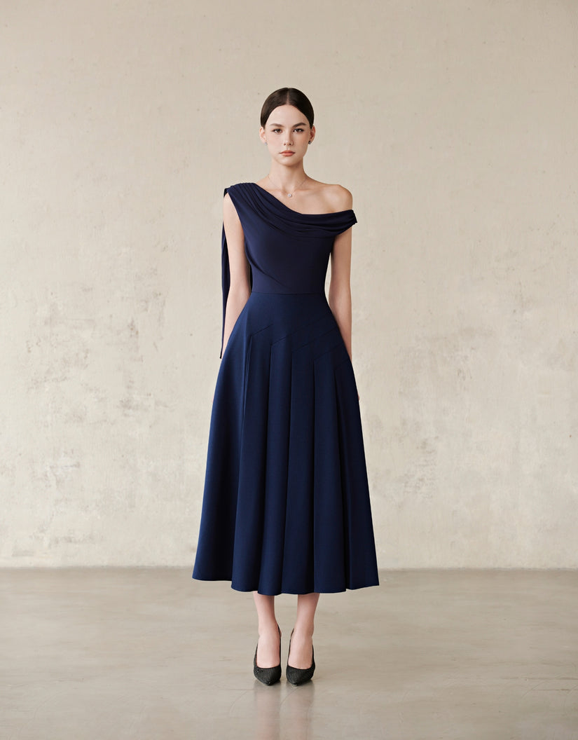 HAZEL DRESS - MIDNIGHT NAVY
