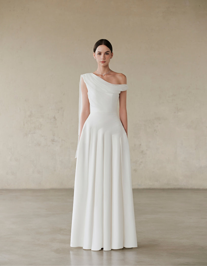 HAZEL DRESS - WHITE (PRENIUM)