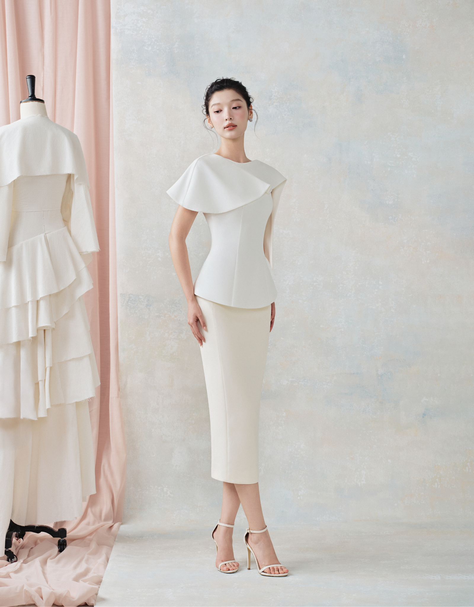 HELLY TOP - SIDONIE SKIRT CREAM