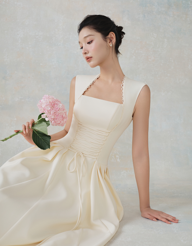 KATHERINE DRESS CREAM