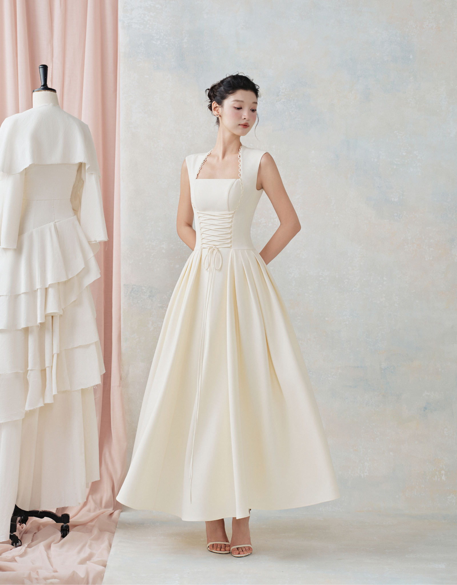 KATHERINE DRESS CREAM