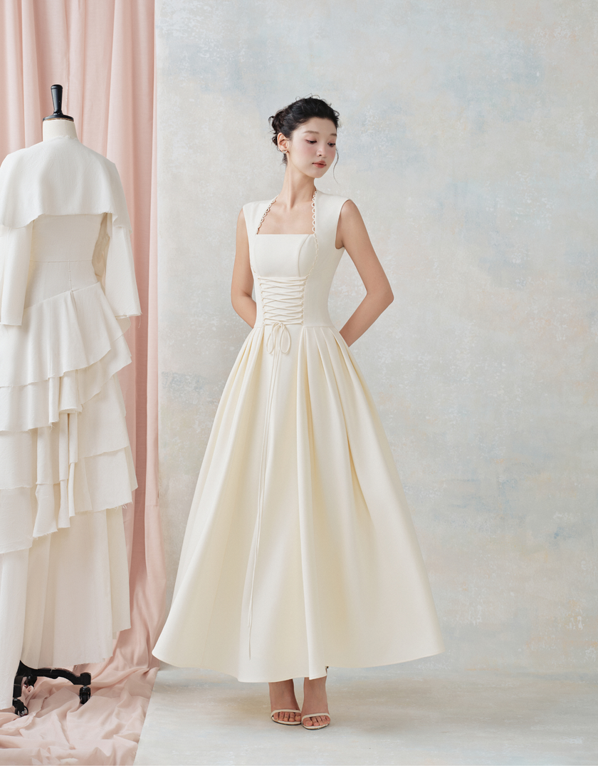 KATHERINE DRESS CREAM