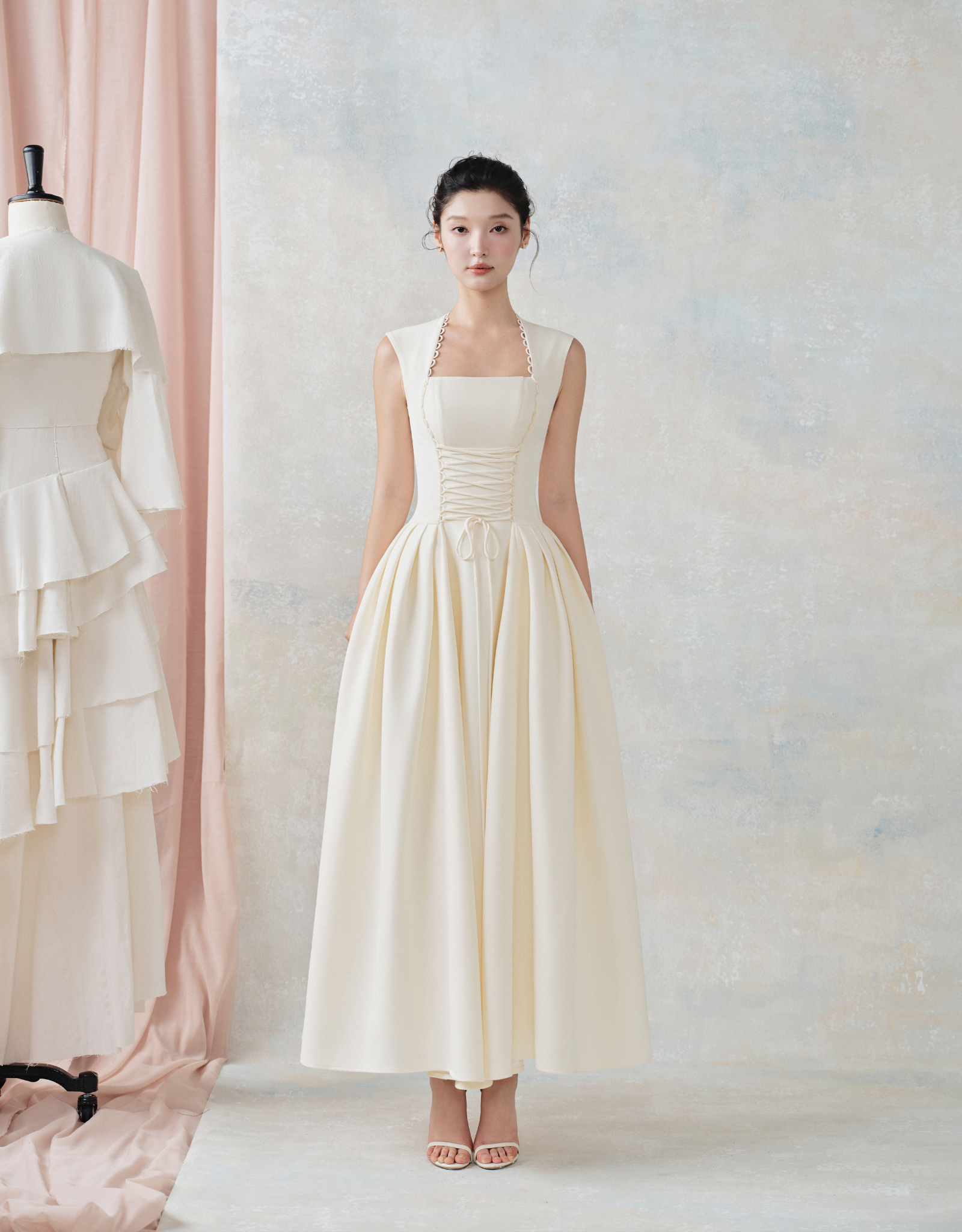 KATHERINE DRESS CREAM