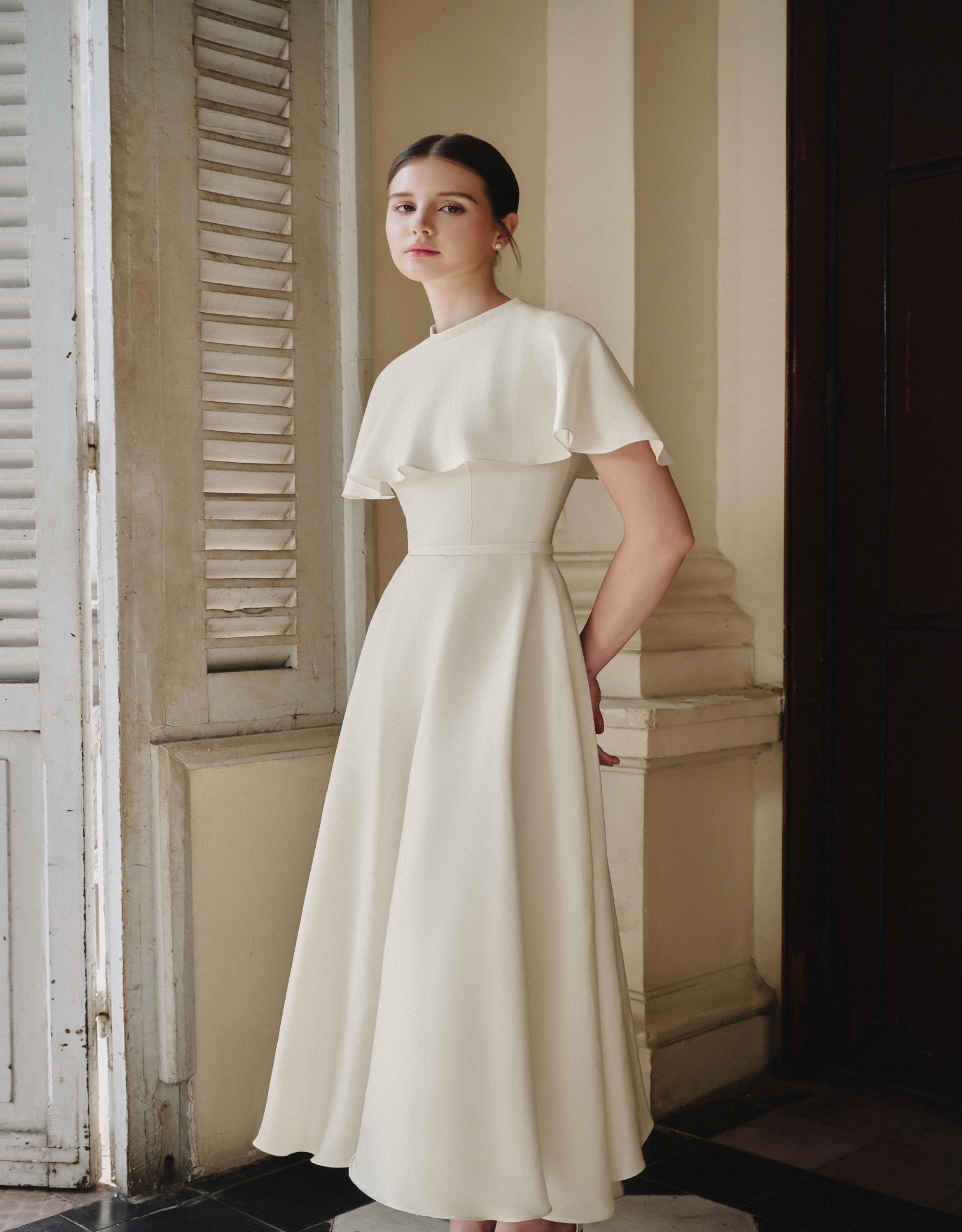 VIELLA DRESS - CREAM