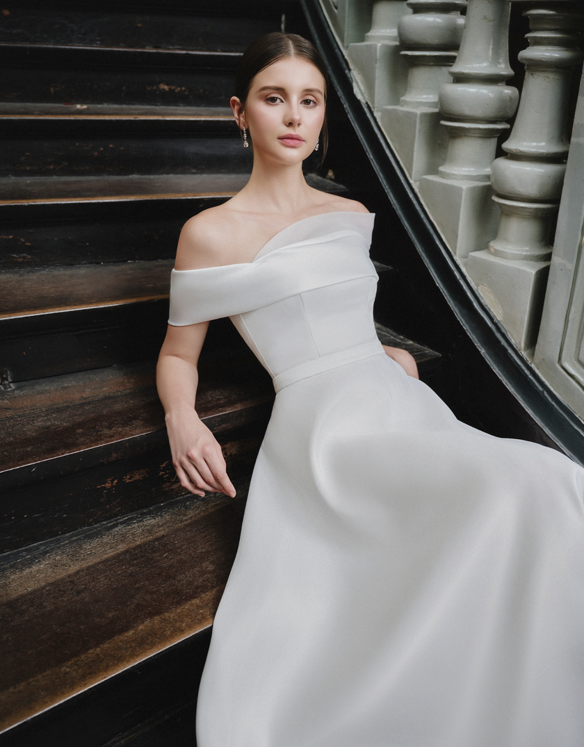 LAZINA DRESS  - WHITE