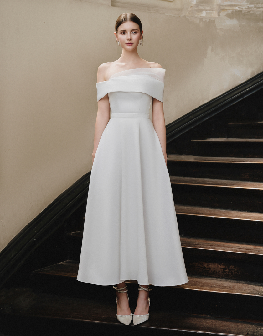 LAZINA DRESS  - WHITE