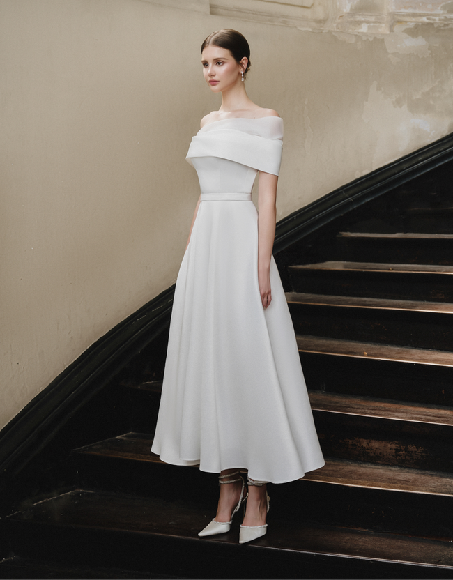 LAZINA DRESS  - WHITE