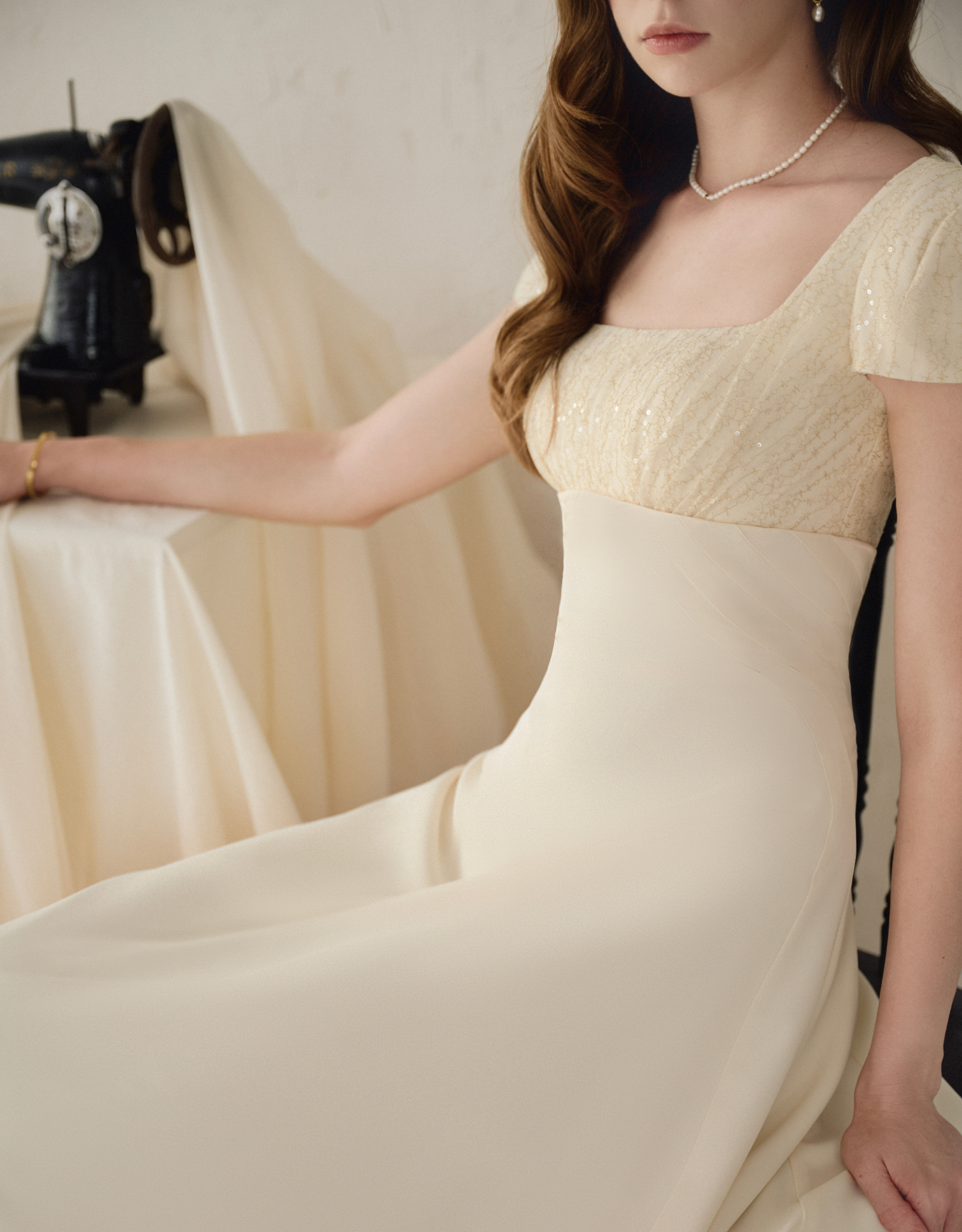 LIARA DRESS - BUTTER CREAM