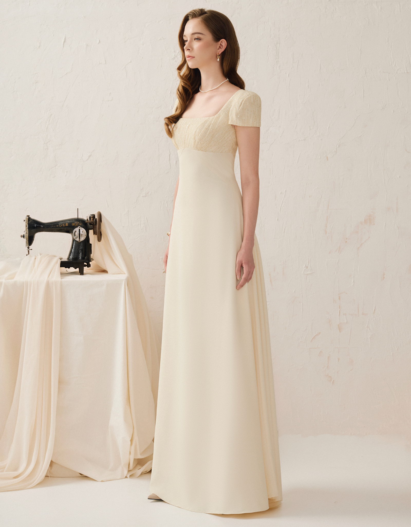 LIARA DRESS - BUTTER CREAM