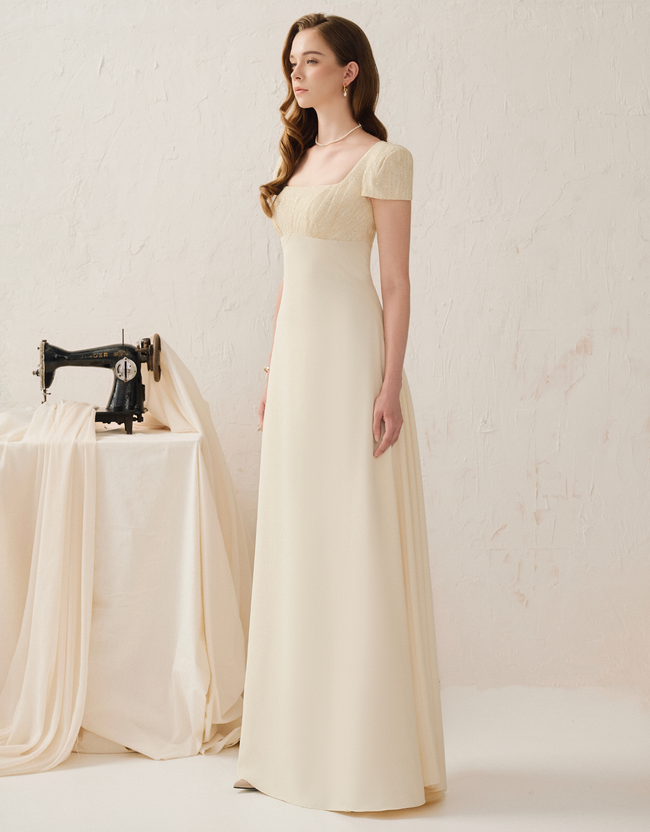 LIARA DRESS - BUTTER CREAM