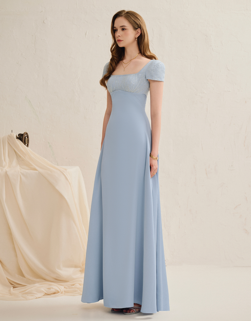 LIARA DRESS - EARLY BLUE