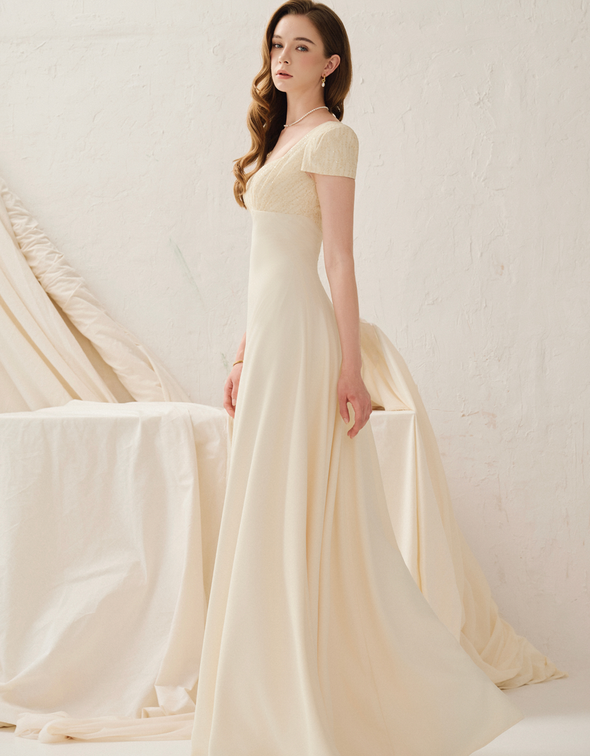 LIARA DRESS - BUTTER CREAM