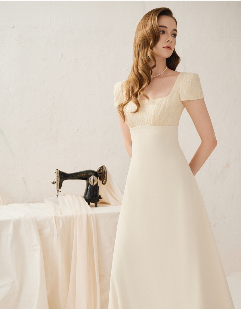 LIARA DRESS - BUTTER CREAM