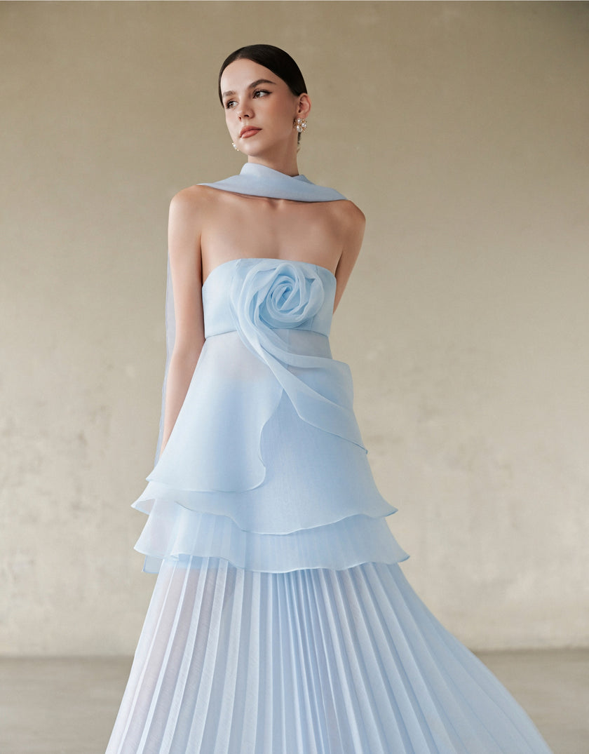 GILDA SKIRT - BABY BLUE