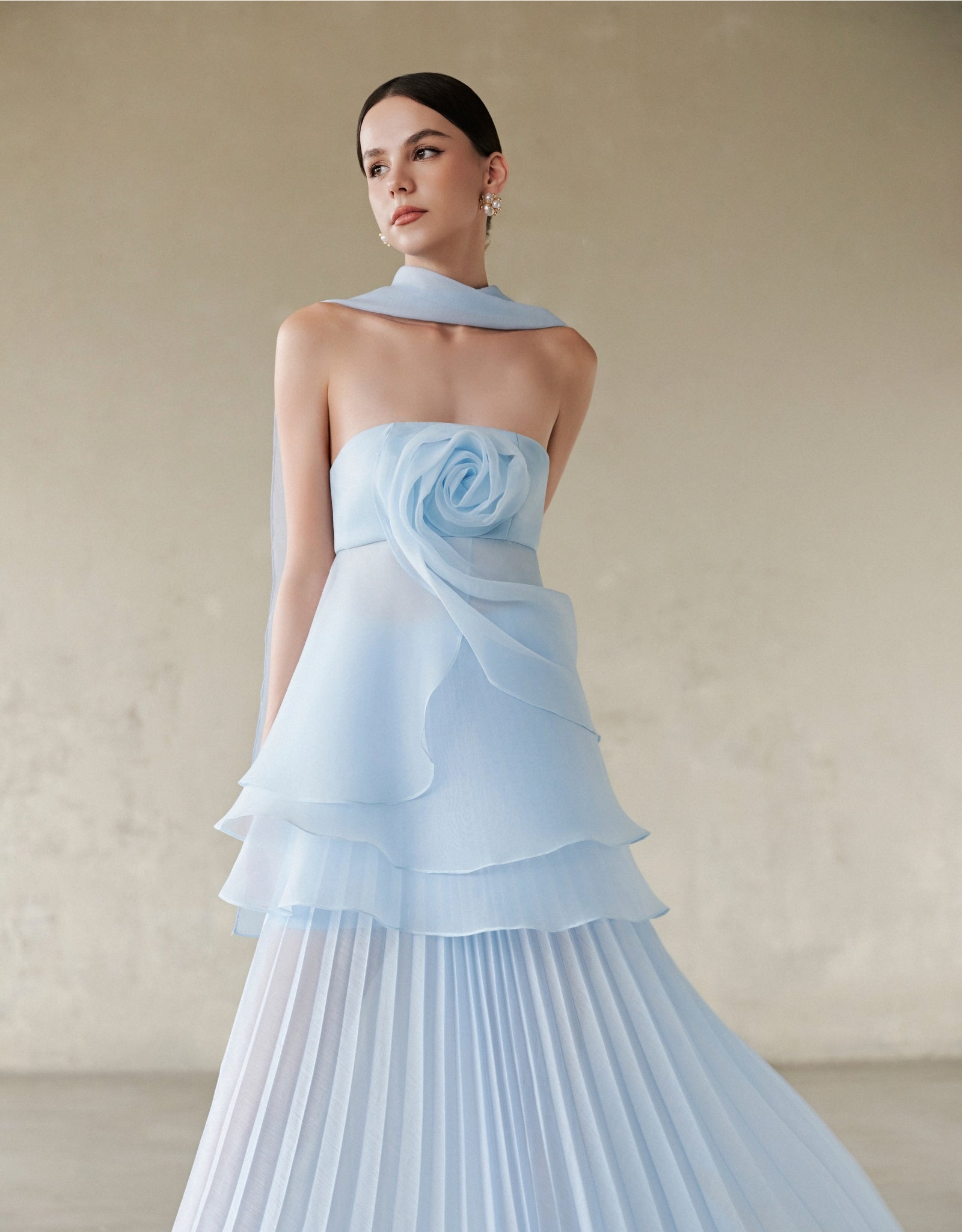 MANON TOP - BABY BLUE