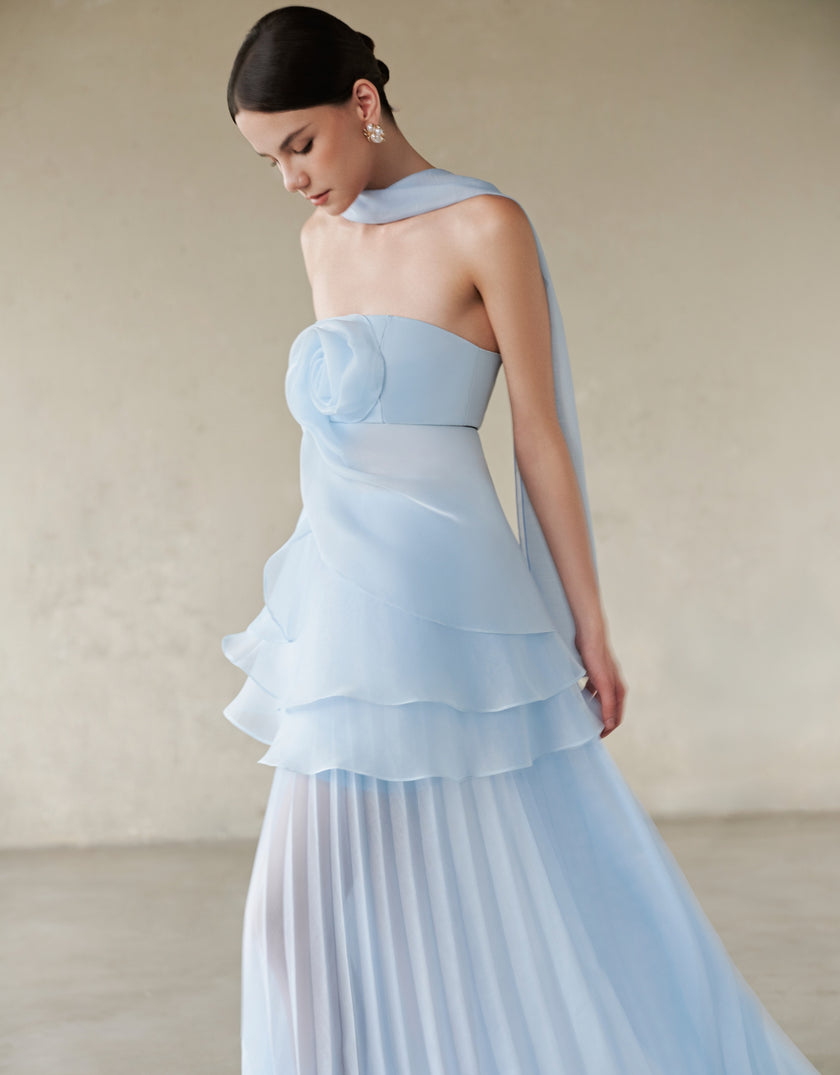 GILDA SKIRT - BABY BLUE