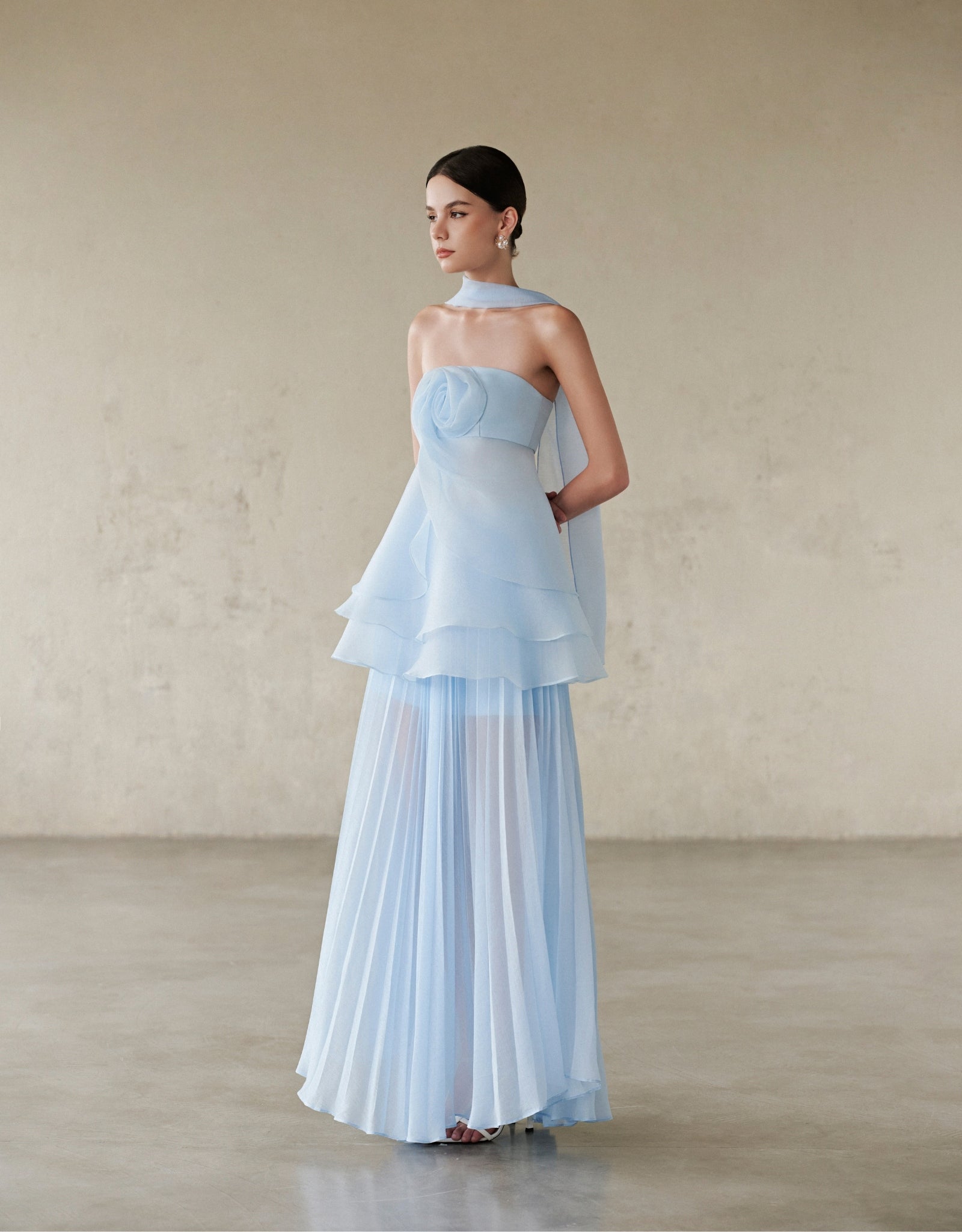 MANON TOP - BABY BLUE