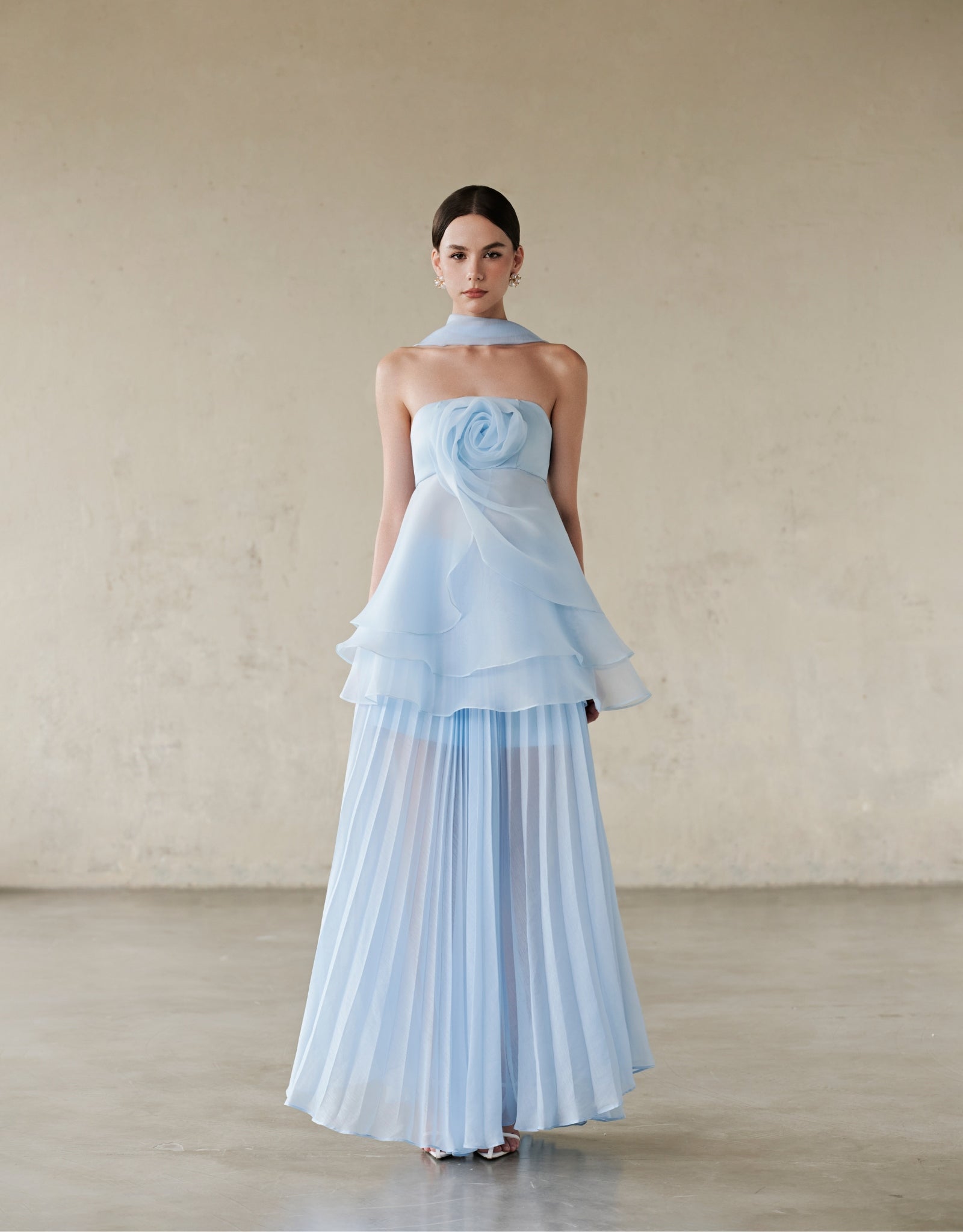 MANON TOP - BABY BLUE