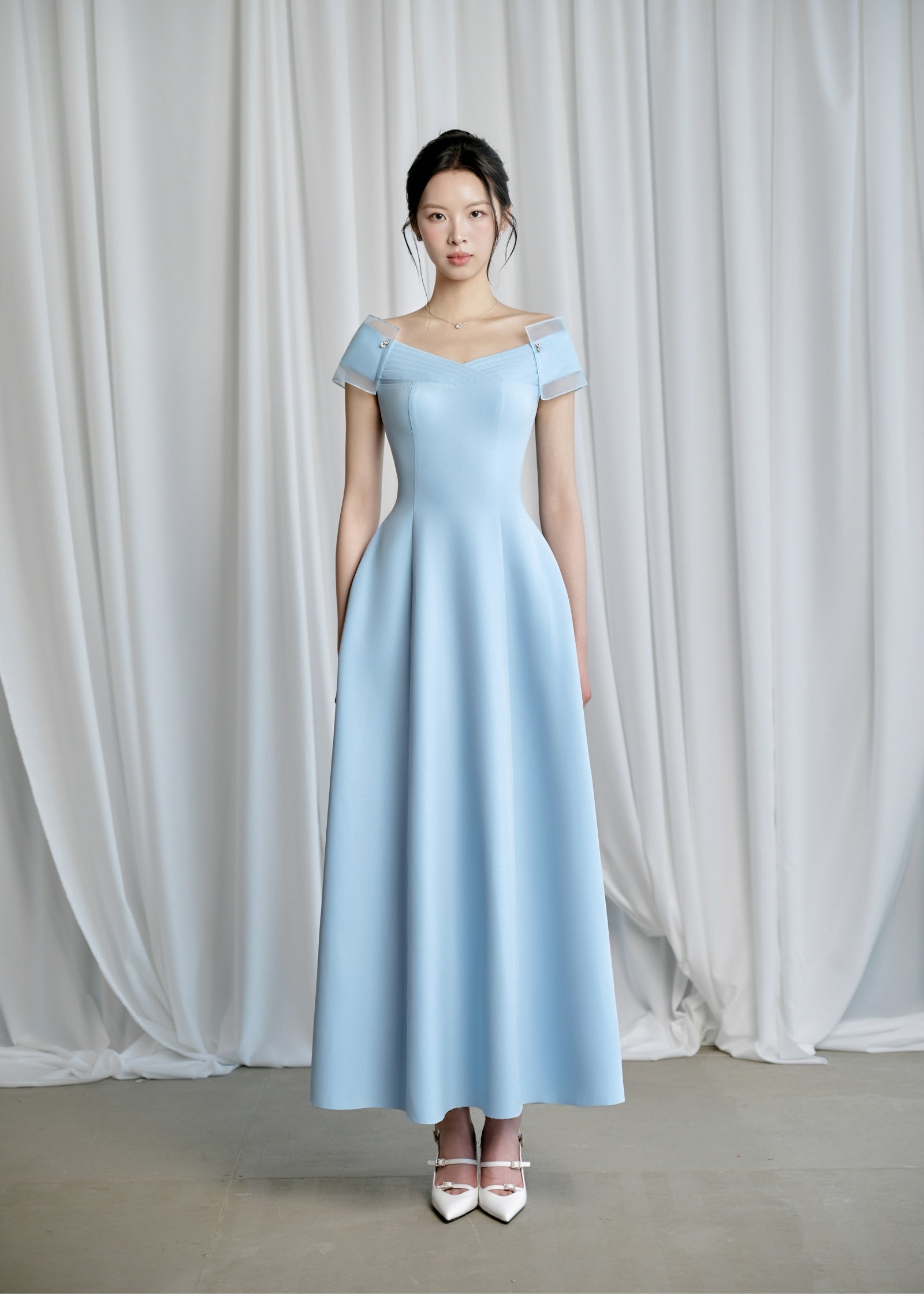MERIT DRESS - BABY BLUE