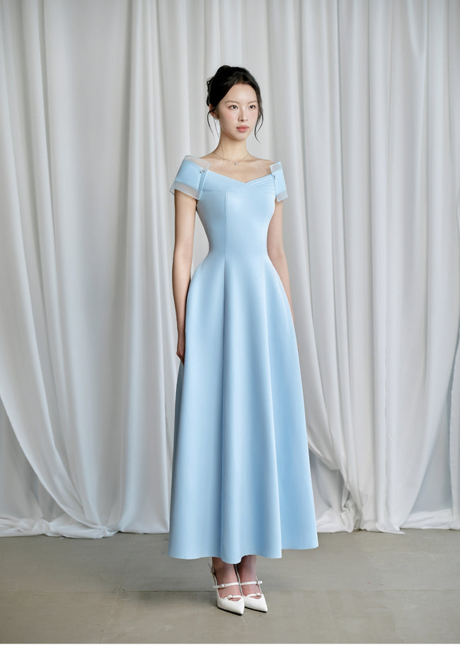 MERIT DRESS - BABY BLUE