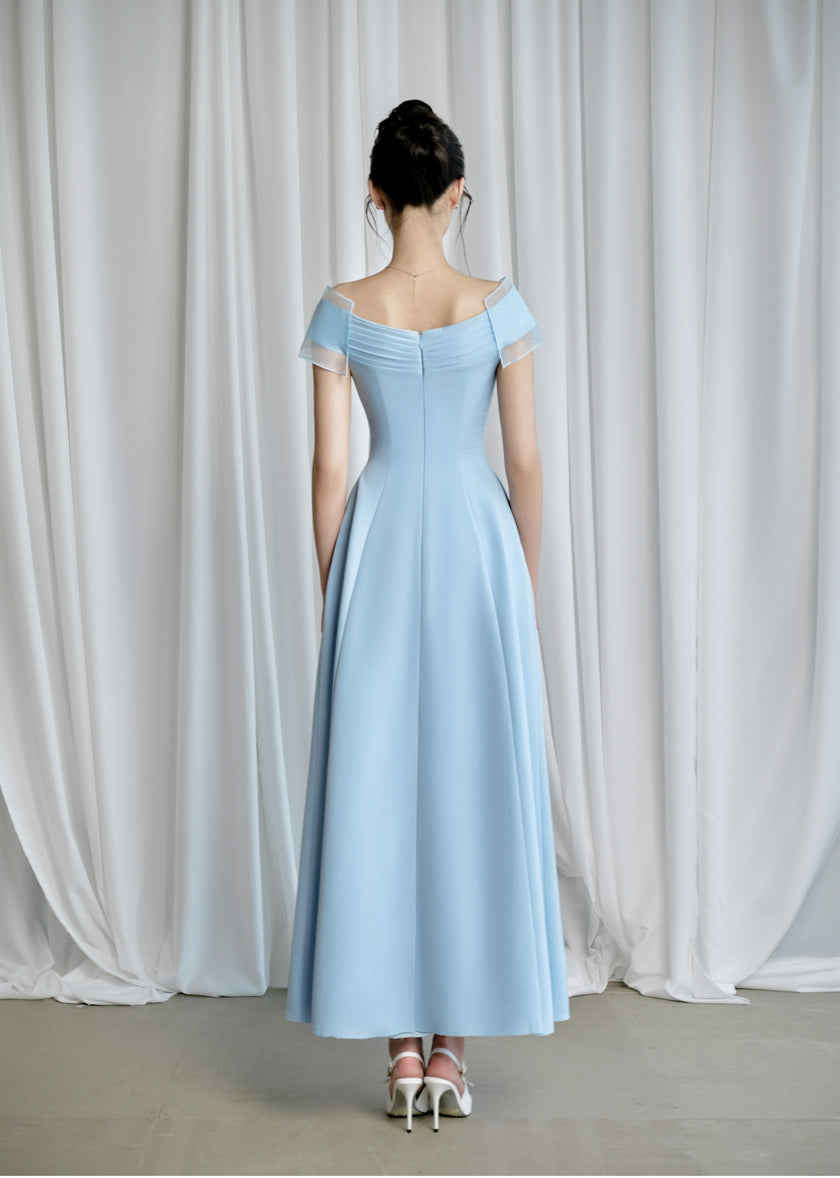 MERIT DRESS - BABY BLUE