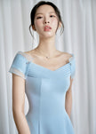 MERIT DRESS - BABY BLUE
