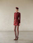 PRITI SKIRT - MERLOT