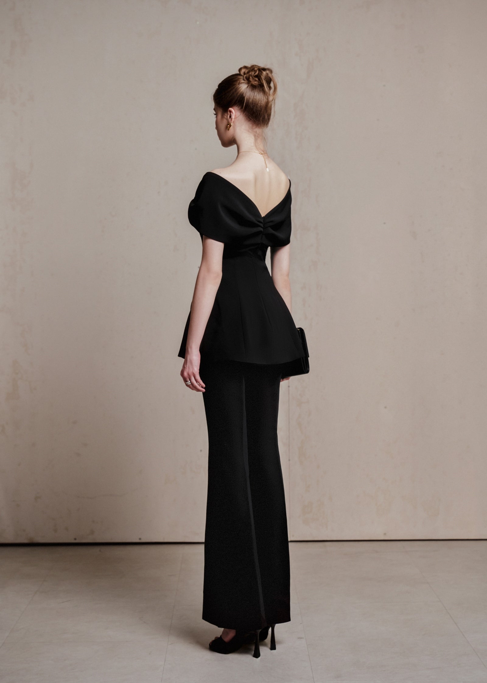 SEREN TOP - BLACK