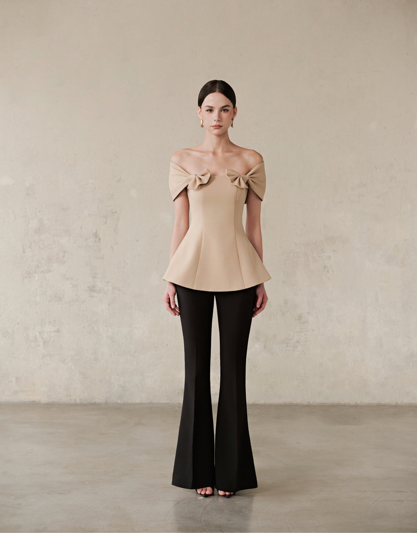 SEREN TOP - BEIGE