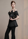 SEREN TOP - BLACK