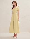 SULIEN DRESS - BUTTER YELOW