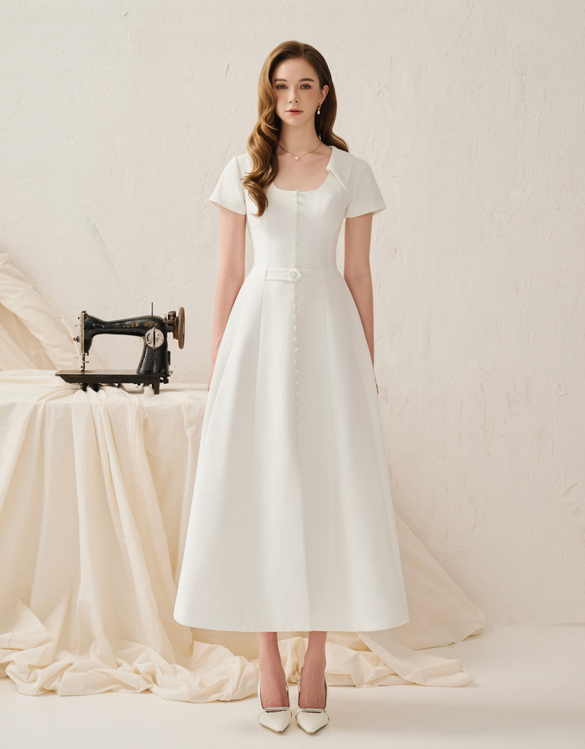 SULIEN DRESS - WHITE