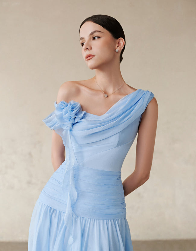 VENUS DRESS - BABY BLUE