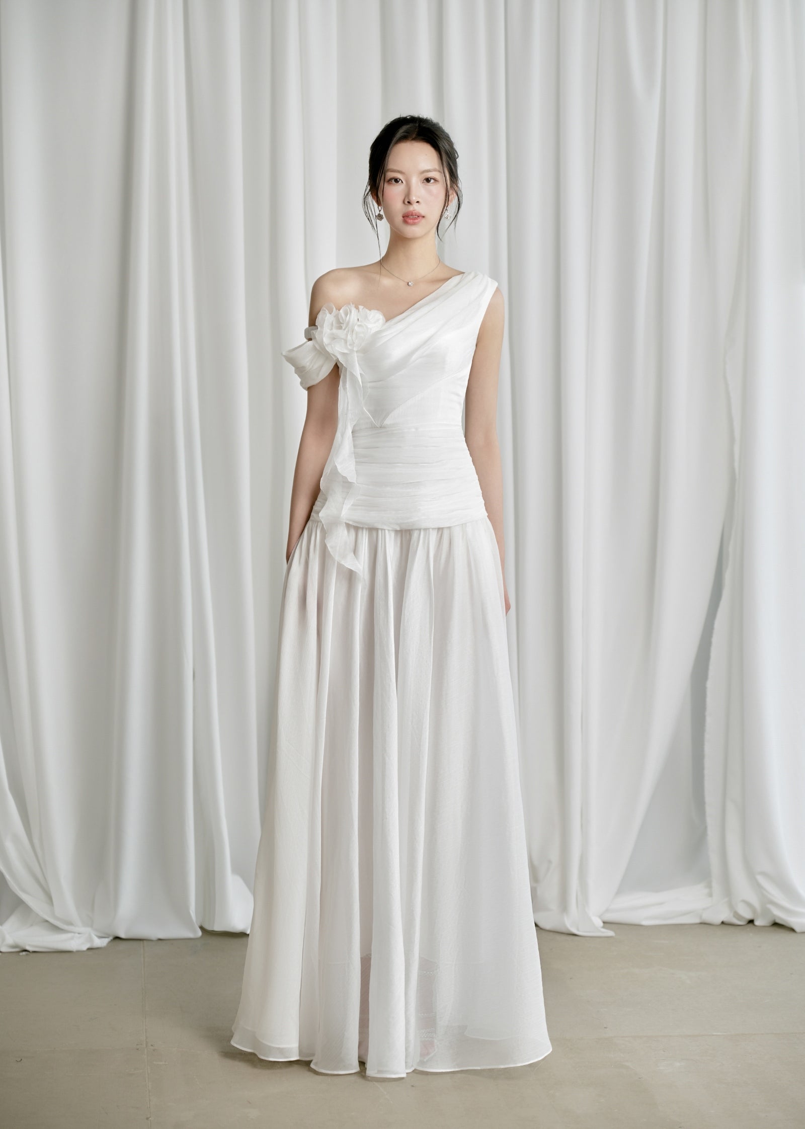 VENUS DRESS - WHITE, CREAM