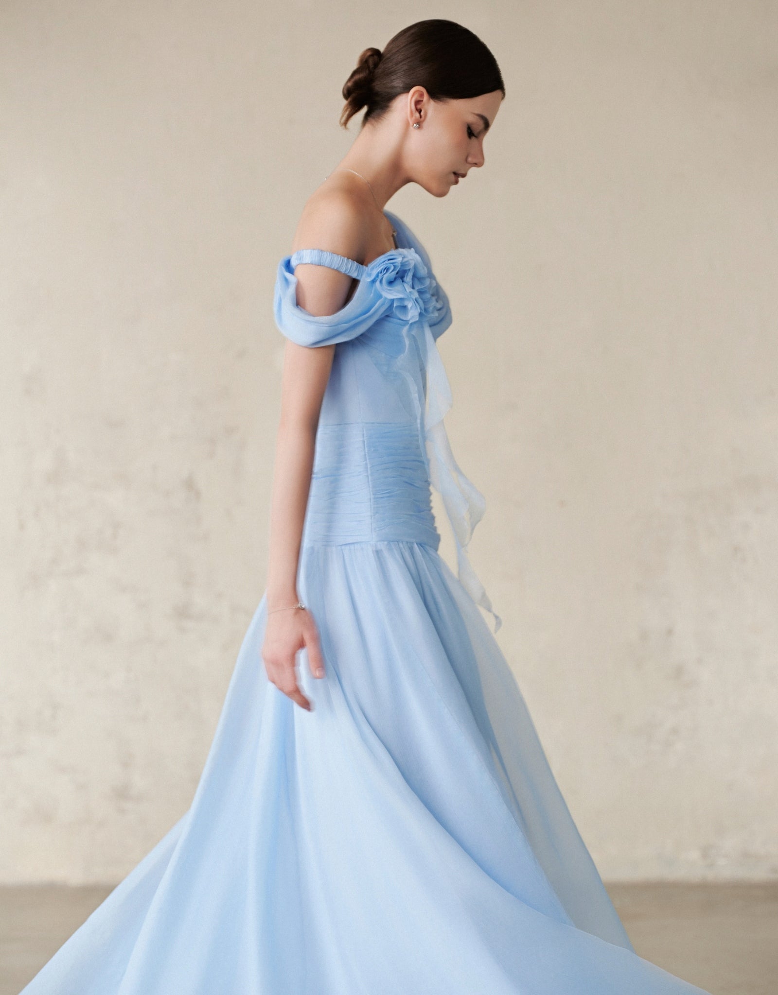 VENUS DRESS - BABY BLUE