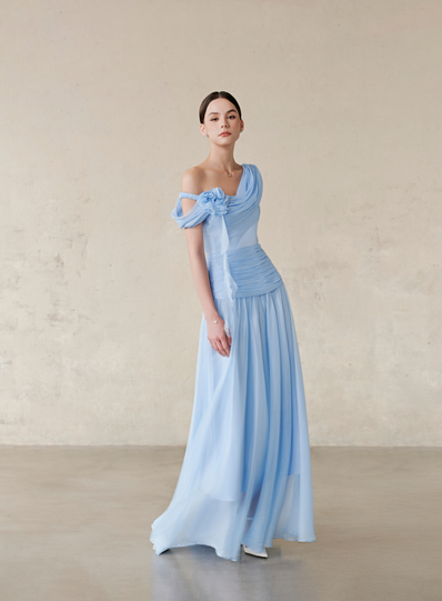VENUS DRESS - BABY BLUE
