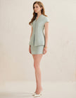 VICTORIA TOP - PRITI SKIRT / SAGE GREEN