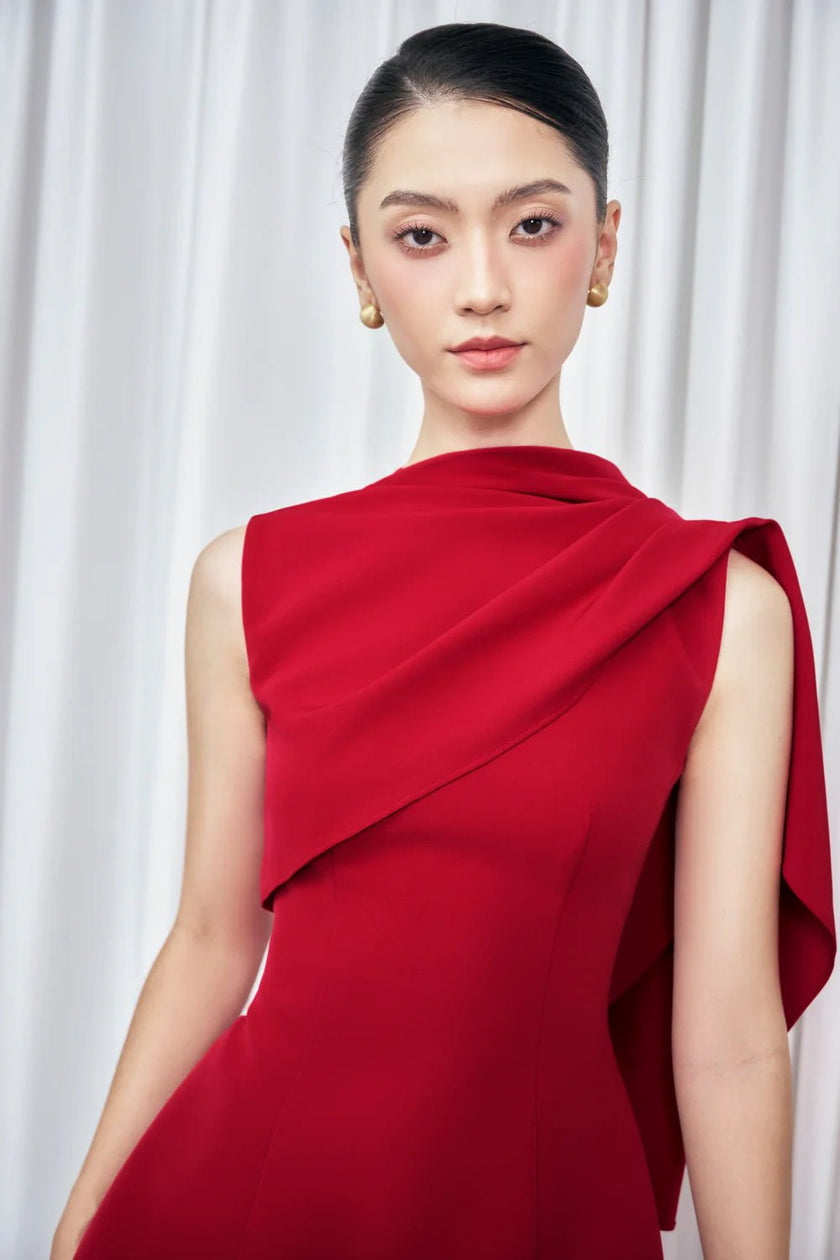 Enola Hourglass Sleeveless Cotton Blend Top - LARMES