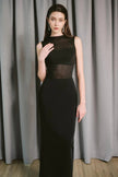 Irene Straight Back Slit Twill Ankle Length Skirt - LARMES