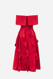 Martina Ruffle Lines Dress - LARMES