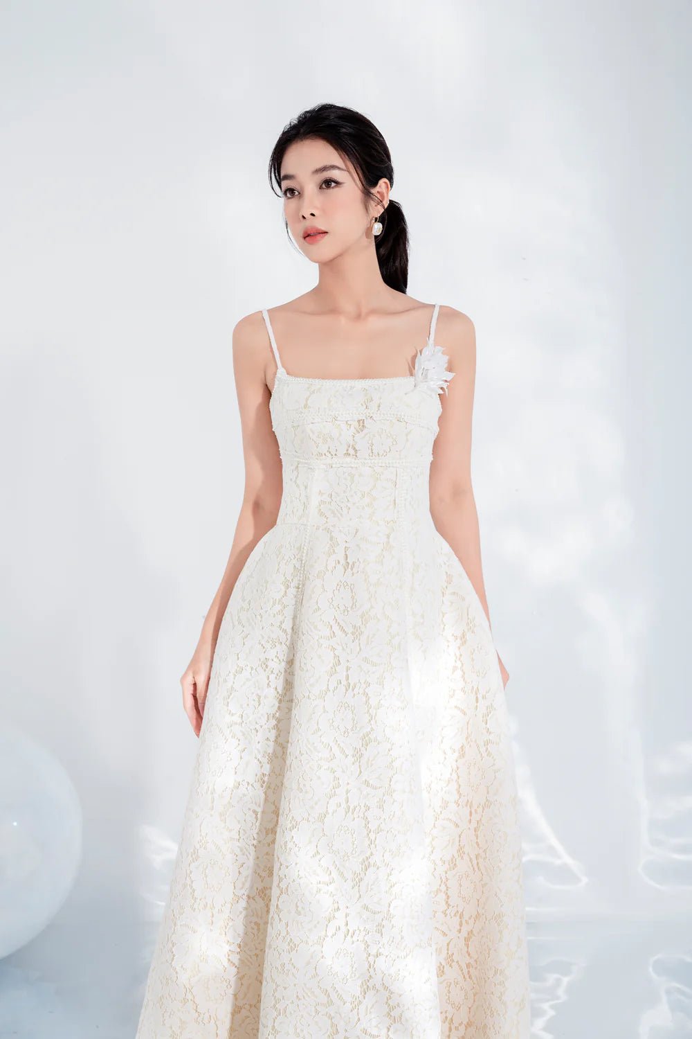 Rosie Straight Across Dress - LARMES